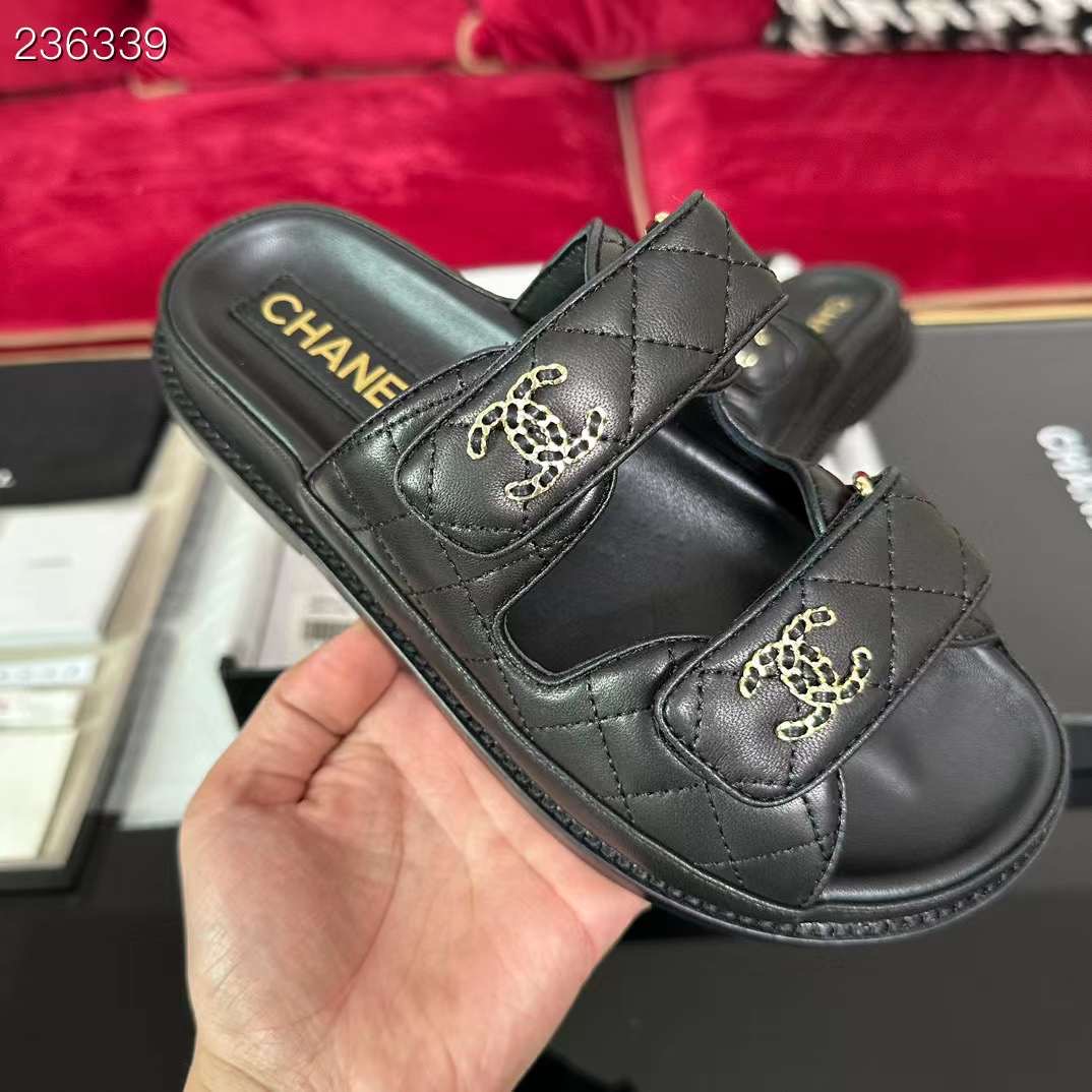 샤넬 벨크로 샌들 CC로고 램스킨 24SS 7컬러