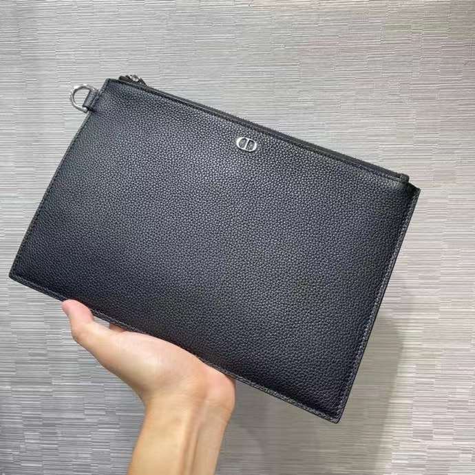 디올 DIOR CD Icon A5 파우치 남녀 클러치 23.5x16.5cm