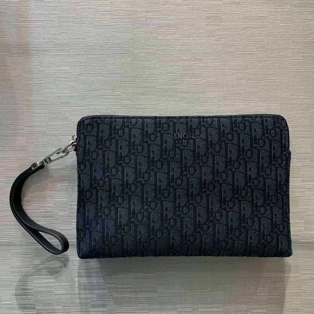 디올 DIOR 오블리크 파우치 남녀 클러치 30x20cm