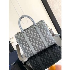 디올 링고 브리프케이스 CD 다이아몬드  서류가방 1ADBR088CDP H42E 35x27x4cm