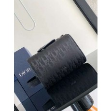 디올 오블리크 링고 토일레트리 스트랩 클러치 파우치 2ADCA418YKY 21.5x12.5x10.5cm