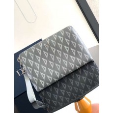디올 CD다이아몬드 캔버스 파우치 클러치 30x20cm