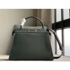 펜디 23 피카부 아이씨유 탑스티치 셀러리아 백 미디엄 33x12x25cm
